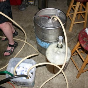 WortthroughttheCFCintothefermenter