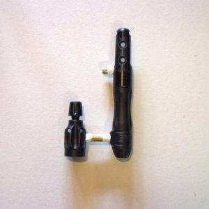 Co2 pressure can range between 650-1200psi.  Here is the attached On/Off valve, 1/8" NPT x1" Nipple, Primary High Pressure Regulator, ASA and close nipple.  Remember to turn the primary reg down to about 100psi as the Secondary reg has a maximum