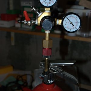 You would have to turn this upside down in order to work because of the dip tube in the tank.