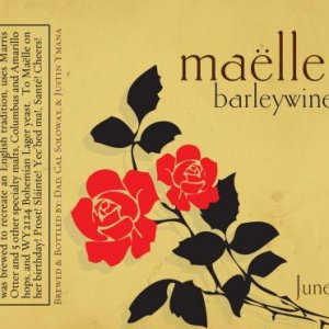 Maelle Barleywine Label