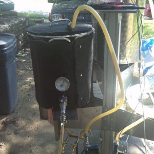 Carbon Fiber Jacketed Mash Tun