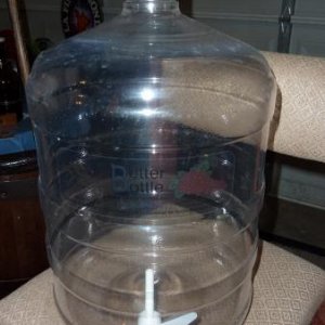 6 Gallon Better Bottle with valve assembly. $30