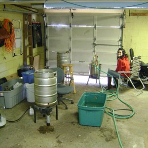 ColdwinterbrewdayinPaulsgarage