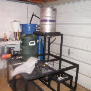 Firstallgrainbrewwithnewrack