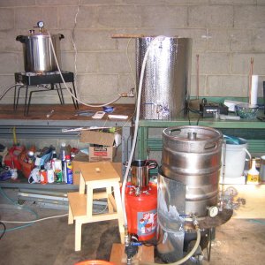 HLT MLT grant and pressure cooker for steam
