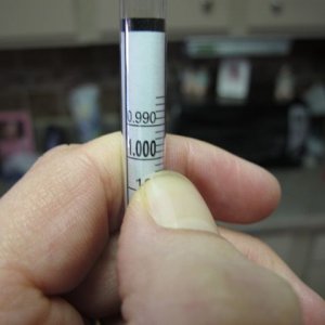 Hydrometerreading