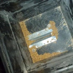 DIY grain mill hopper... still needs work