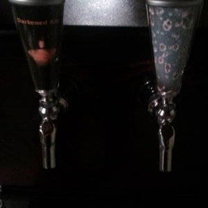 On tap as of 8/19/11: Darkened Ale and sparkling water