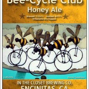 Bee Cycle Honey Ale label
