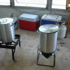 the old turkey fryers, RIP