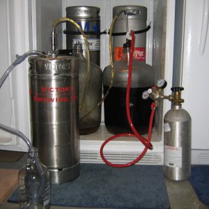 CO2 push kegging