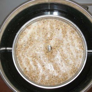 Mash-in: 15lbs grain, 14L water.