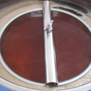 Pump rest, during Mash-out.