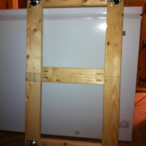 Keezer wheeled base