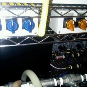Manual switches for pumps and gas valves