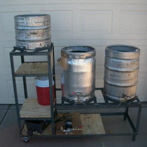 Brew Stand, still missing the burners and some heat shields