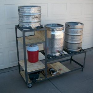 Brew Stand, still missing the burners and some heat shields