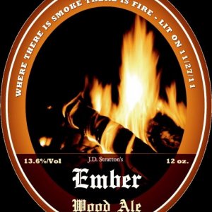 Ember Wood Ale Label