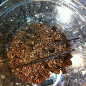 PEACE! Wood Ale is Rocheforte 10 infused with Cacao, Vanilla, Toasted oak and Bourbon.