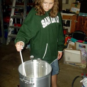 Auj keeps the wort stirred