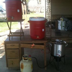 First run of the home made All-Grain system. It went great!
