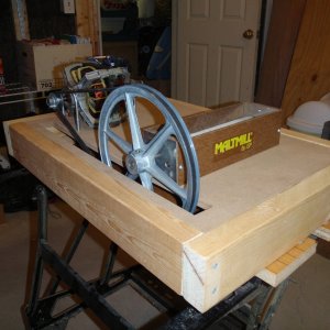 MotorizedGrainMill-TableAssembled