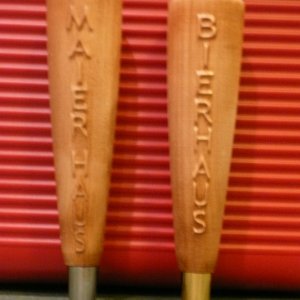 Customstainedtaphandlepair