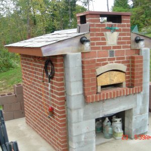 WoodFiredBrickPizzaOvenalmostdone