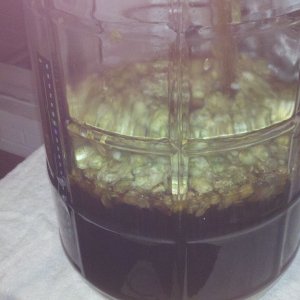 FirstEverBatch-drainingtothebottlingbucket