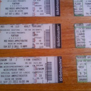 Afewofthe150ticketssealedinthebartop