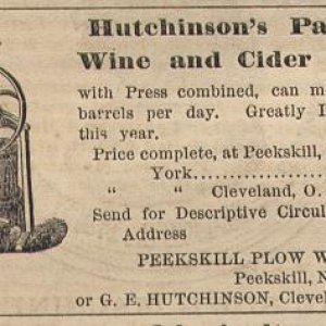 1872 cider mill and press