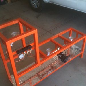 New brewstand is almost finished.