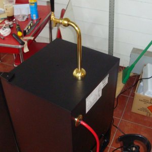 Brass flange for gas in