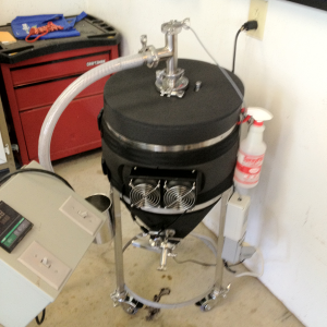 While the Blichman may be considered the Cadillac of Conicals, this temp controlled conical from Morebeer is a Ferrari.