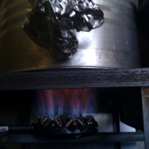 burner in action