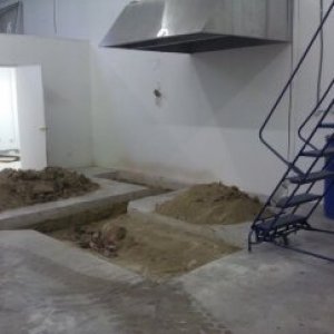 vent hood and trench drain loc