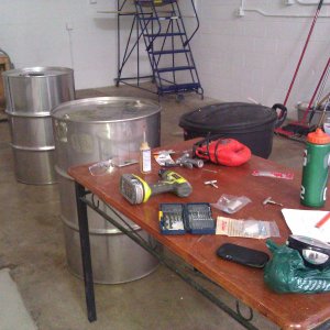 my gear from the homebrewery in the probrewery