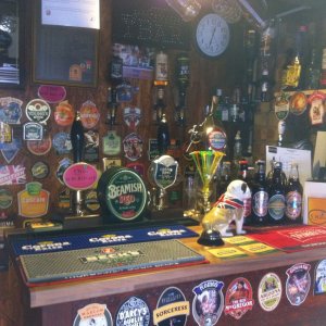 Bar in the uk -real ale beer