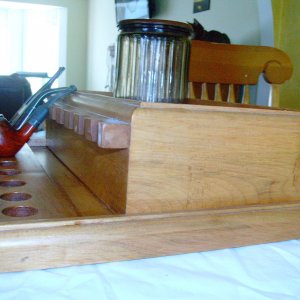 Pipe stand side view