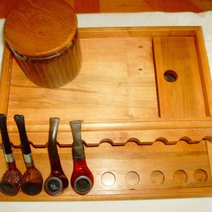 Pipe stand top view