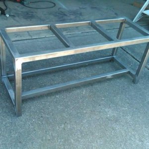 Pictures of the Brew Stand build