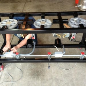 Pictures of the Brew Stand build