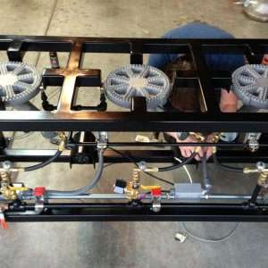 Pictures of the Brew Stand build