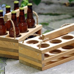 Homebrew beer bottle carrier - 6 x 12oz