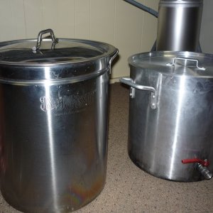 44 qt SS and 40qt aluminum kettle