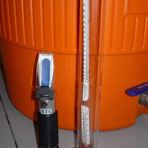 Triple scale hydro and refractometer
