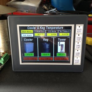 Plc controlled kegerator
