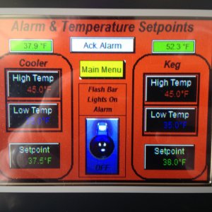 Plc controlled kegerator