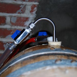 emptying barrel