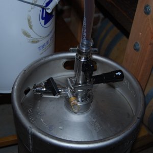 emptying barrel